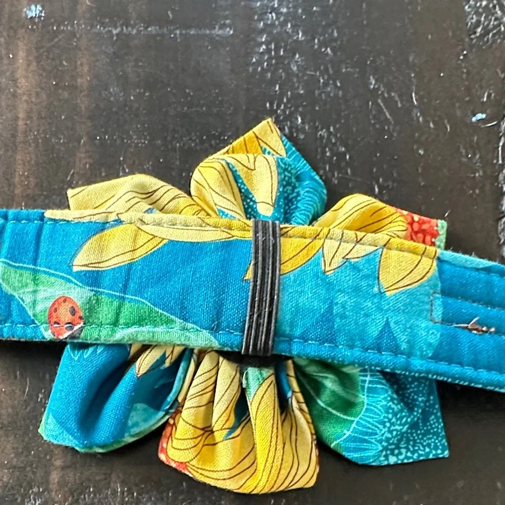 Colorful Floral Dog Collar